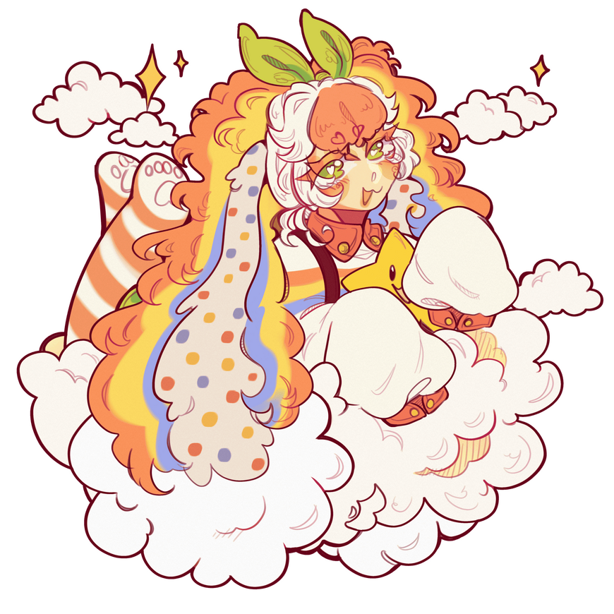 Character belongs to @aishinewe on TH (Unshaded chibi with background elements example)